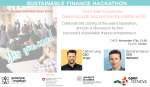 Balancing profit and purpose for a better world at Sustainable Finance Hackathon 2020 